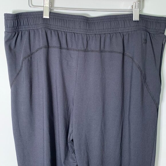 All in Motion black pull on elastic waist straight leg athletic sweatpants - Picture 5 of 10